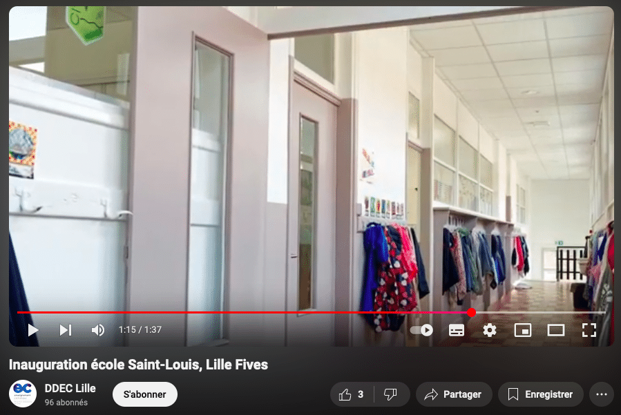 extrait de la page facebook de l'école